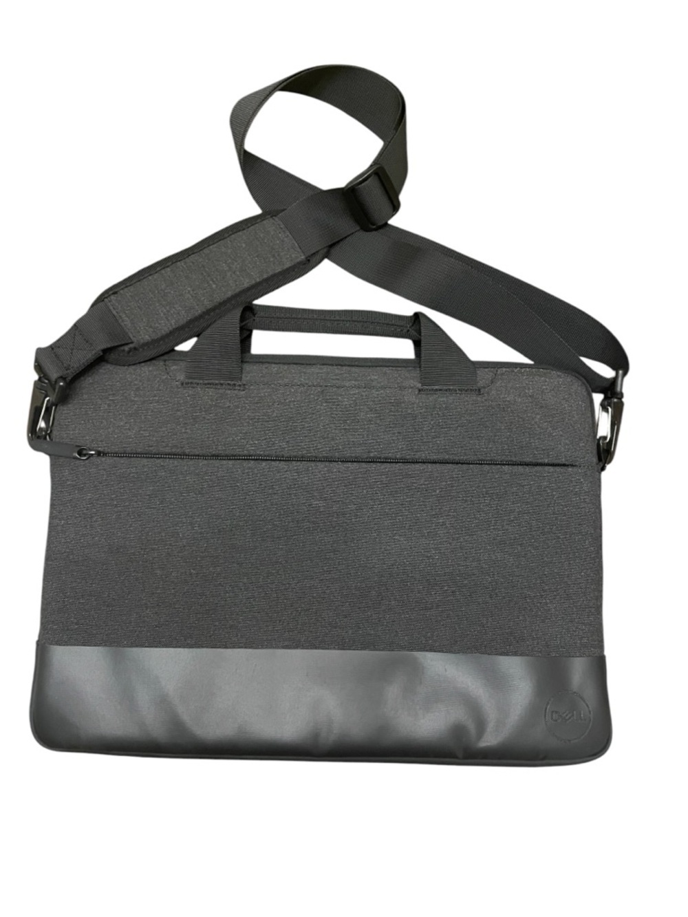 DELL Black & Dark Grey Laptop Bag. Measurements in pictures.